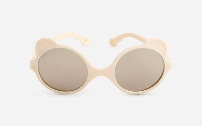 Lunettes de soleil ourson incassables – Crème