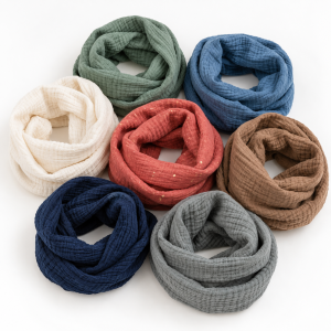 Tour de cou enfant en gaze de coton