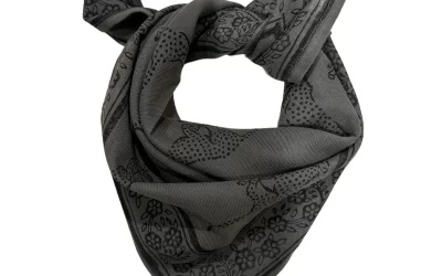 FOULARDS LEOPARD CHARBON – SO FAMILY