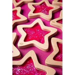 Etoile sensorielle rose - petit boum