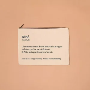 Pochette BEBE ecru – Hindbag