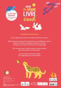 Livre d’éveil bébé Auzou – Le monde des couleurs