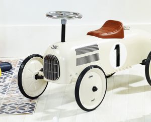 Porteur en métal vintage – Blanc crème – Vilac