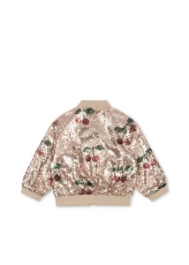 Veste Starla paillettes dorées cerise – Konges Sløjd