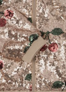 Veste Starla paillettes dorées cerise – Konges Sløjd