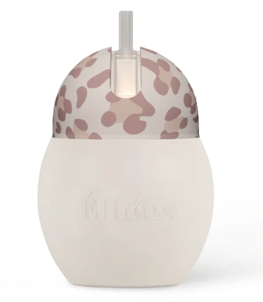 Tasse paille bébé graou pink 240 ml – Élhée