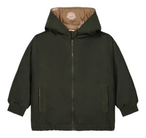 Manteau enfant imperméable Frio kaki – Studio Bohème | CroCrodile