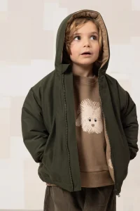 Manteau enfant imperméable Frio kaki – Studio Bohème | CroCrodile