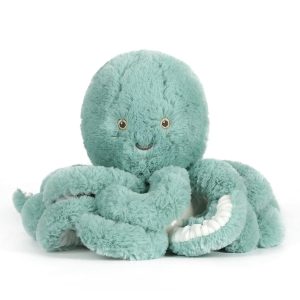 Peluche bébé poulpe ultra douce 25 cm – Bleu vert