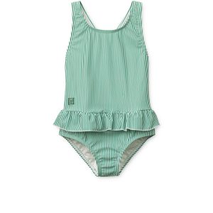 Maillot de bain enfant anti UV Amara rayé vert – Liewood