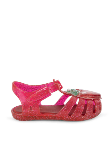 Sandales enfant plage Lilo fraise pailletées – Konges Sløjd