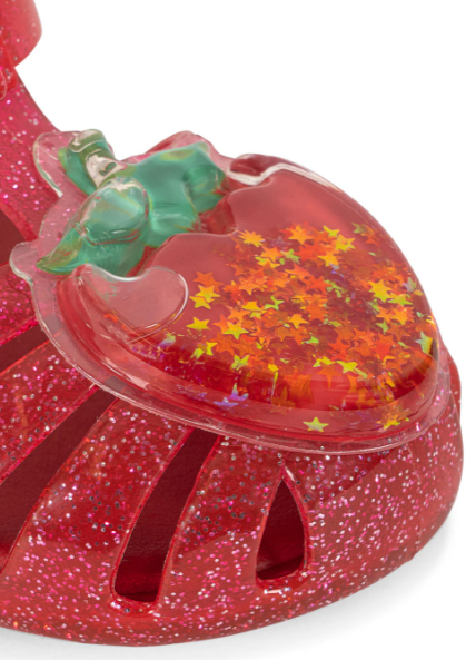 Sandales enfant plage Lilo fraise pailletées – Konges Sløjd