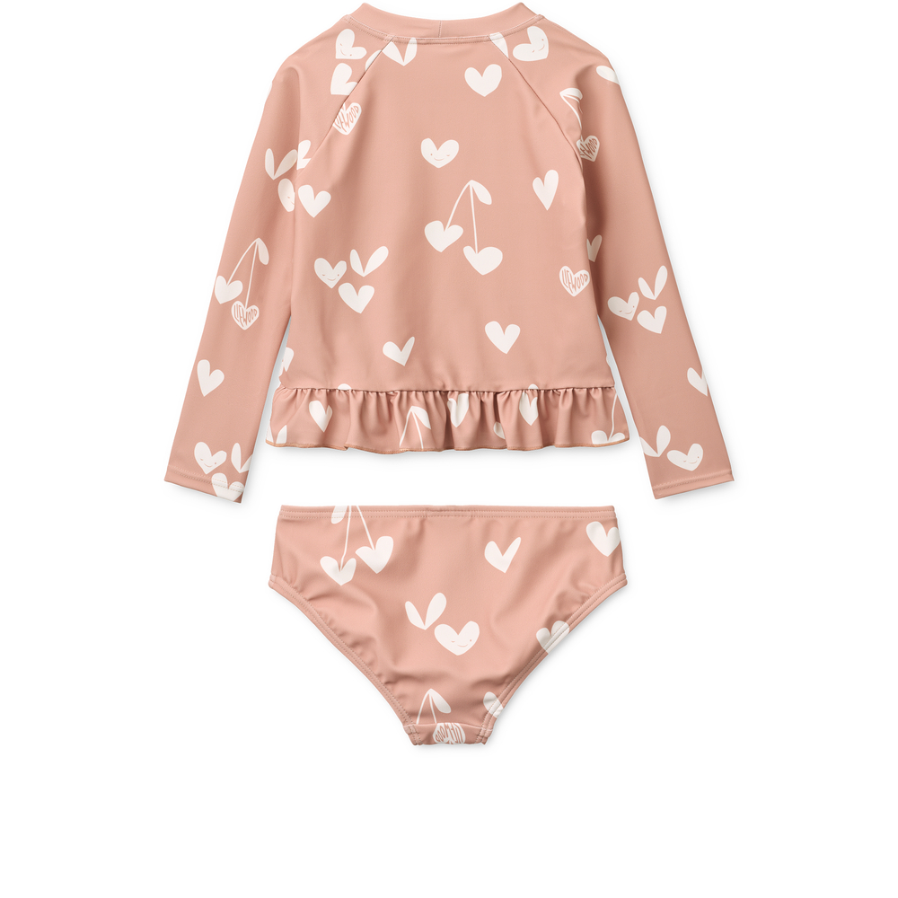 maillot de bain enfant anti uv Liewood Dagny sweethearts