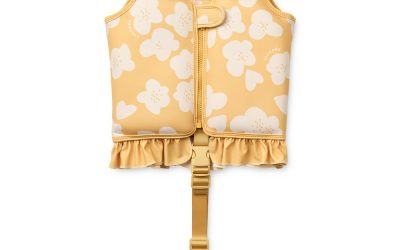 Gilet de natation enfant à volants jaune – Liewood
