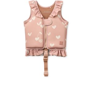 Gilet de natation enfant à volants Cœur – Liewood