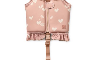 Gilet de natation enfant à volants Cœur – Liewood