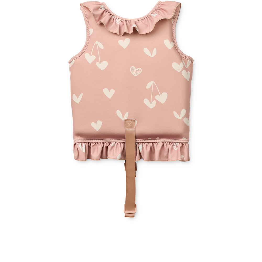 Gilet de natation enfant à volants Cœur – Liewood