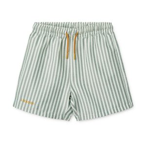 short de bain enfant Liewood Duke rayures peppermint