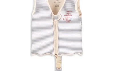 Gilet de natation enfant Ellis rayures bleues – Konges Sløjd