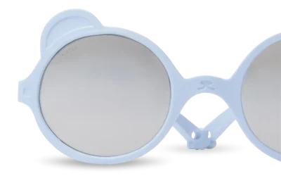 Lunettes de soleil bébé incassables Ourson bleu clair – KI ET LA