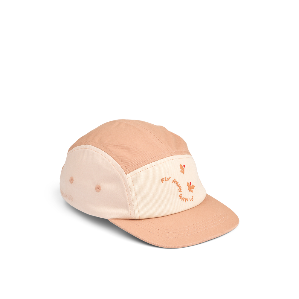 Casquette enfant coton bio Rory papillon rose – Liewood