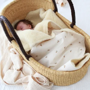 Couverture laine bébé Citron – Babyly