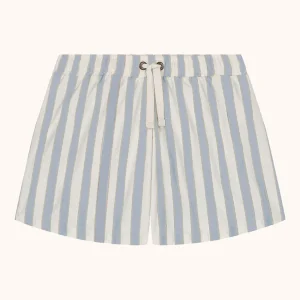 Short de bain Chico rayures bleu gold – Studio Bohème Paris