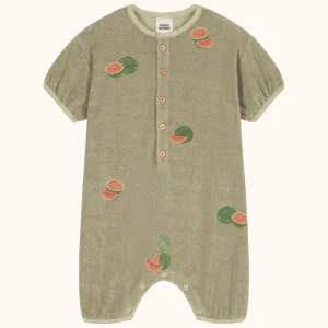 Combi Bébécito Terry vert golden pasteque – Studio Bohème Paris