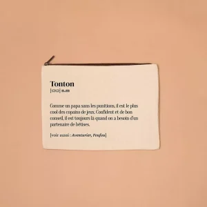Pochette TONTON ecru – Hindbag