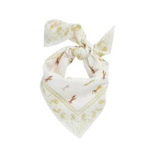 Foulard Enfant Teckel Ecru – Bonheur du Jour Paris