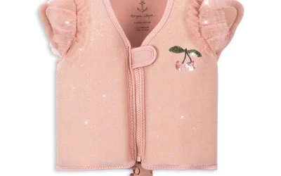Gilet de natation enfant Piper powder pink – Konges Sløjd