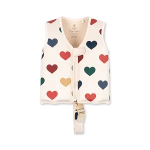 Gilet de natation enfant Ellis bon cœur coloré – Konges Sløjd
