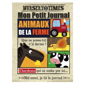 Journal bébé tissu ferme – Mon premier journal