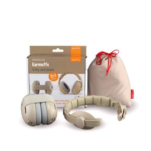 casque antibruit bebe Zazu beige evolutif