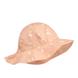 Chapeau de soleil réversible rose cœur - Liewood