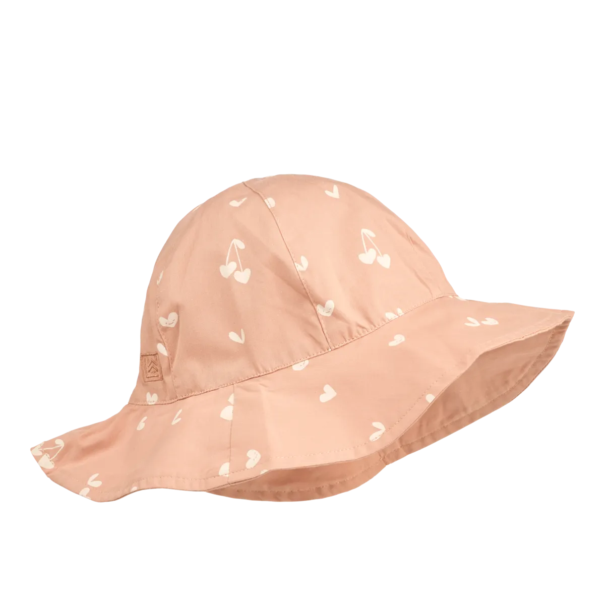 Chapeau de soleil réversible rose cœur - Liewood