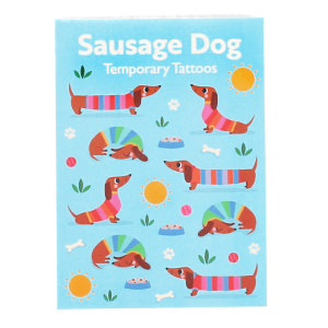 Tatouages temporaires enfant – Sunny Sausage Dog