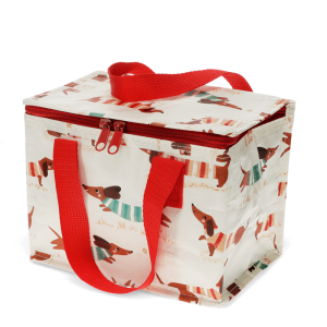 Sac à goûter isotherme enfant motif chien saucisse teckel