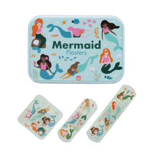Pansements enfant Sirène Rex London en boîte métal 30 pièces