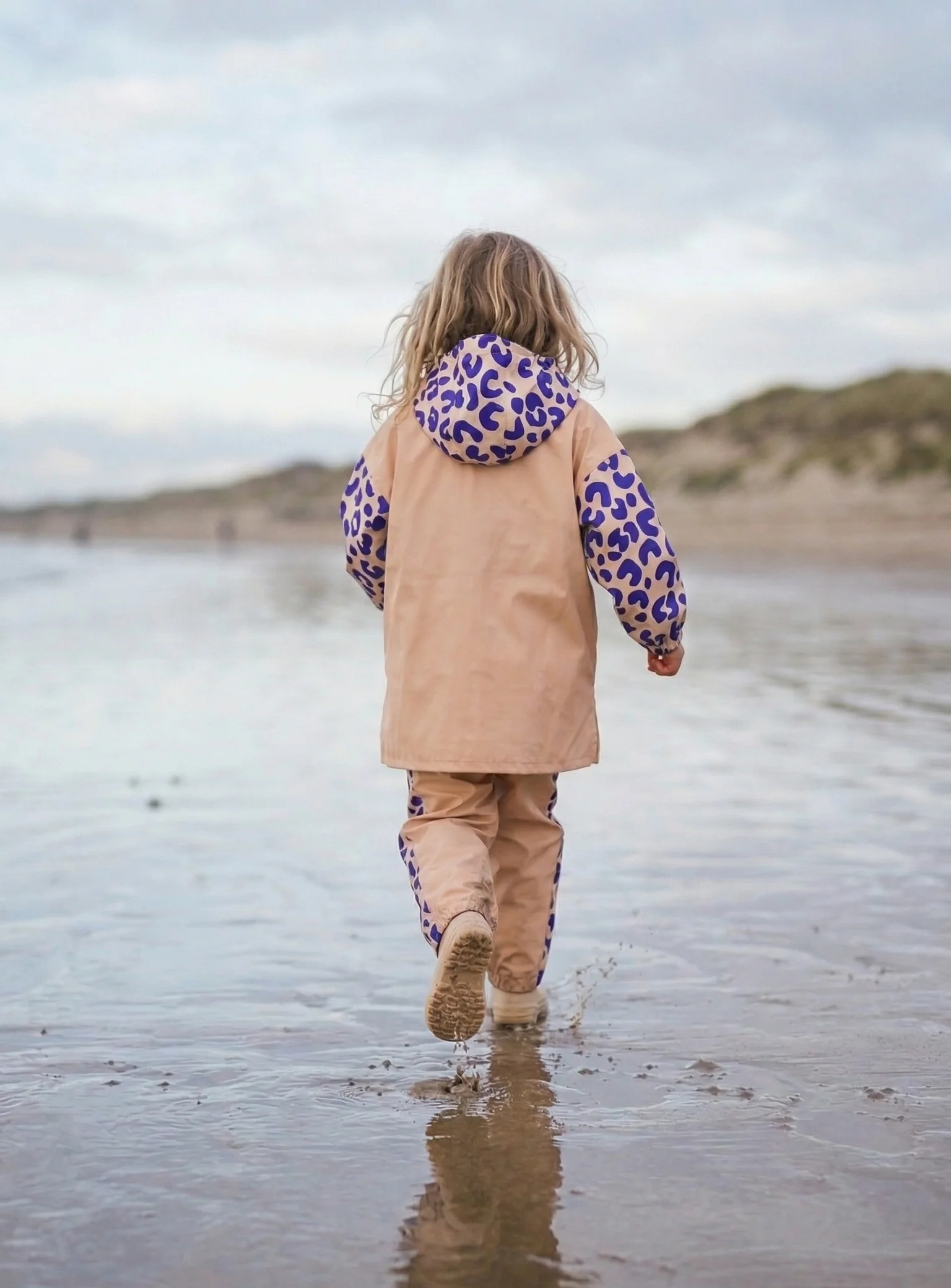 Poncho pluie enfant Léopard Bleu – Poule Party