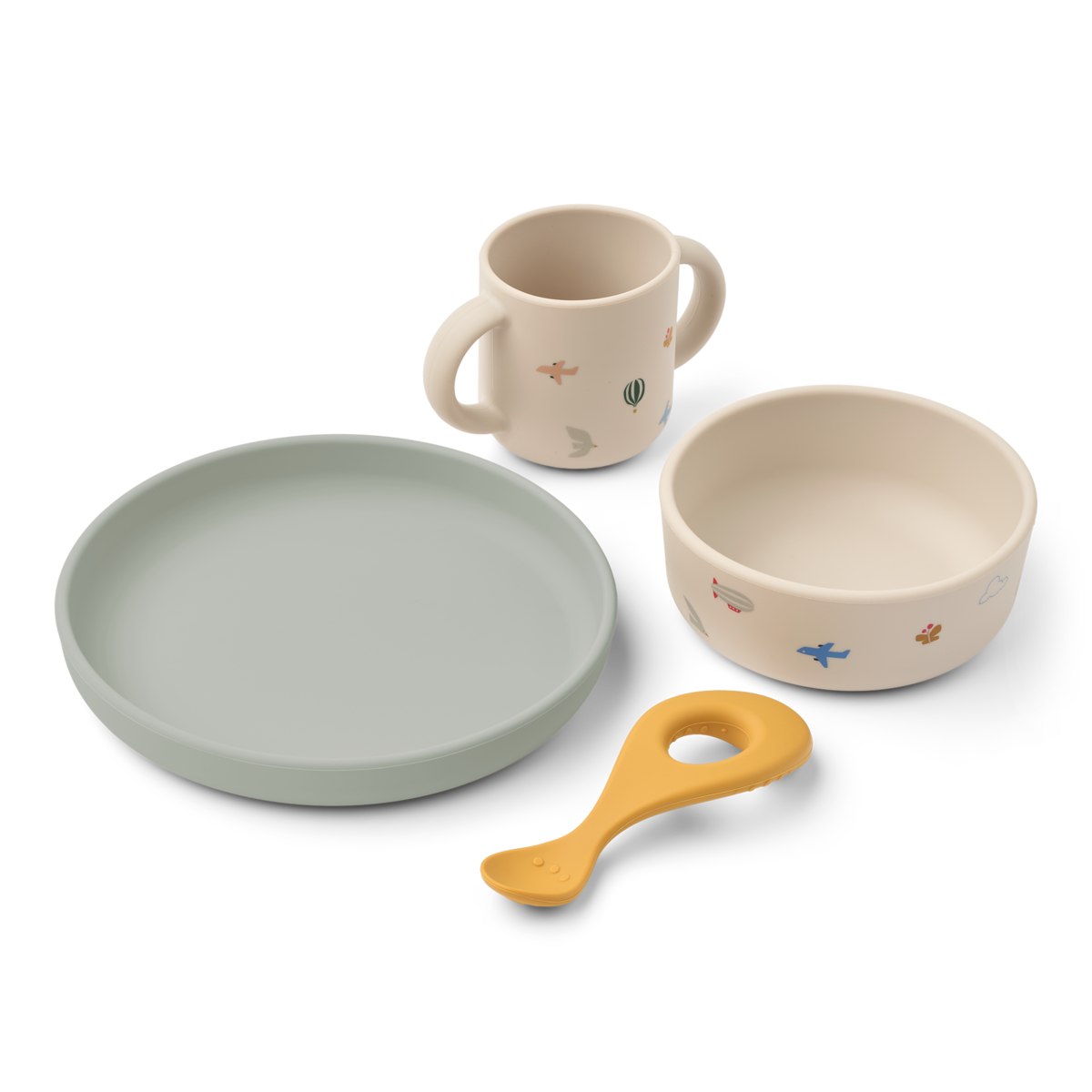 Set vaisselle bébé Vivi Flying Sandy – Liewood