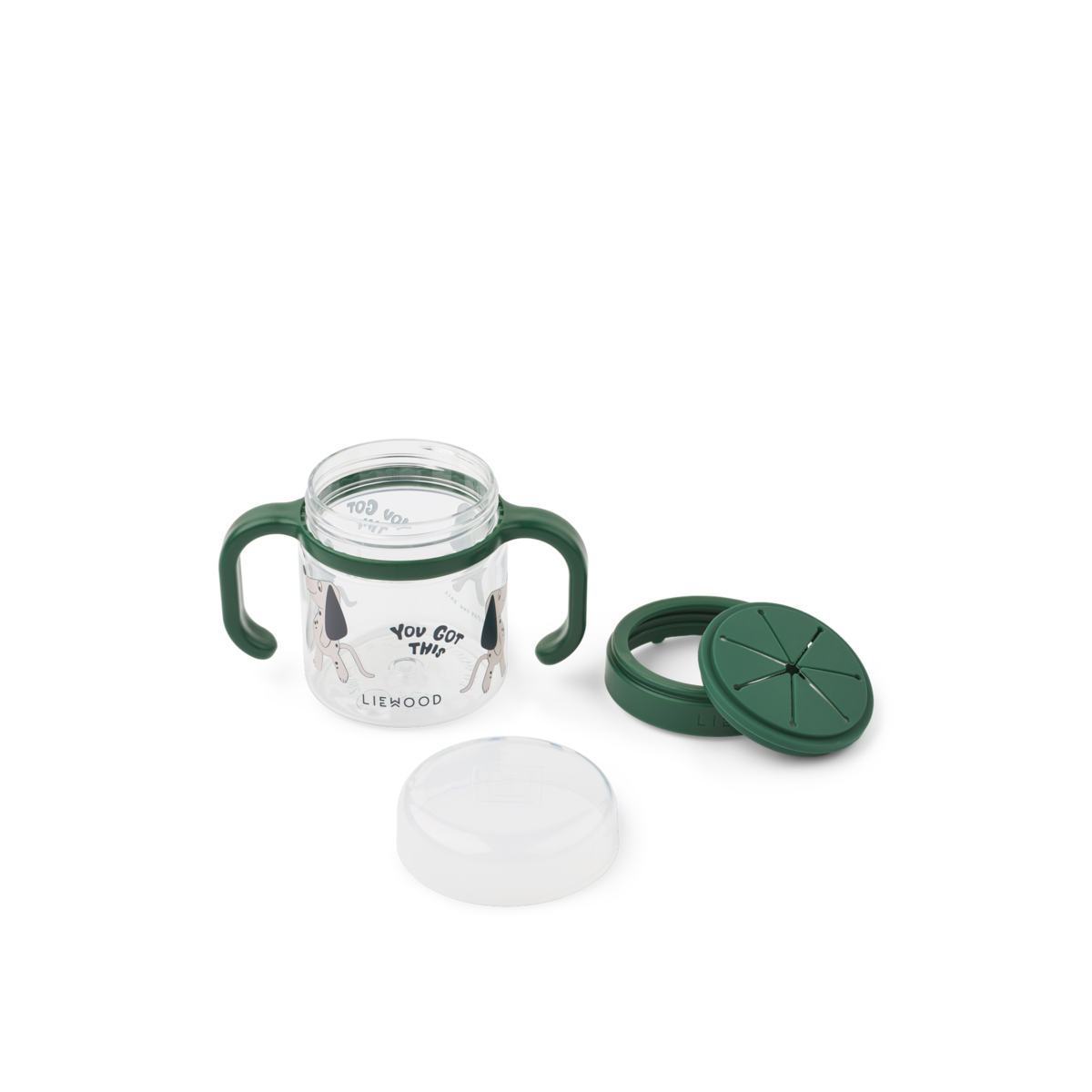 Tasse à goûter bébé Enyo Dakota Dog Mist – Liewood