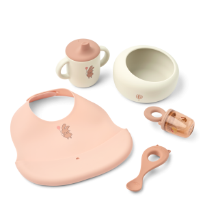 Coffret repas bébé Mileah Wild Child Rosey – Liewood
