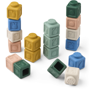 Blocs de construction Veda x18 Beach Blue – Liewood