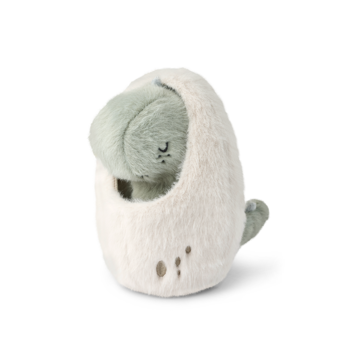 Peluche dinosaure dans son œuf Liora Dove Blue – Liewood