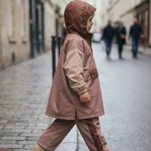 Poncho pluie enfant Brown Blush – Poule Partyv