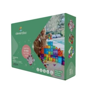 Tuiles magnétiques enfant Cleverclixx Inventive Pack Intense 125 pièces