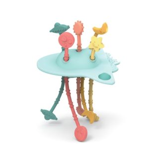 Jouet sensoriel fusée en silicone à tirer Little L