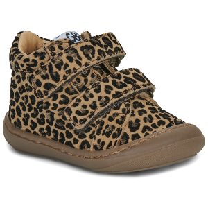 Chaussures premiers pas souples Ninou beige léopard GBB