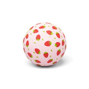 Balle enfant en caoutchouc Fraises Little L